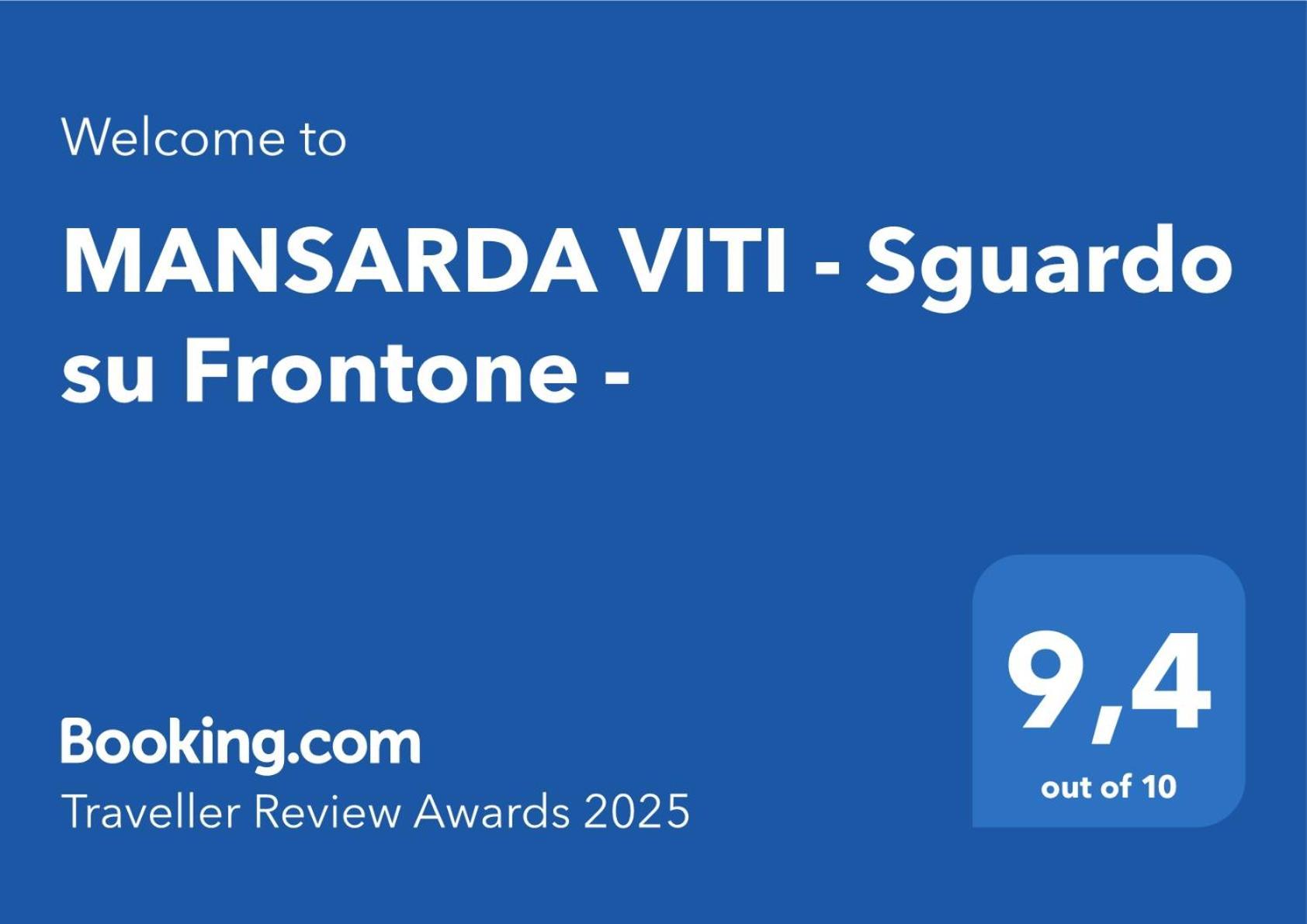 Mansarda Viti - Sguardo Su Frontone - Apartment ภายนอก รูปภาพ